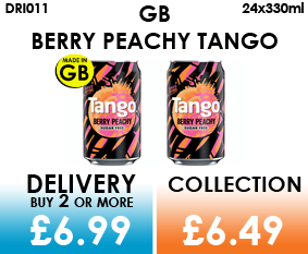 GB berry peach tango cans
